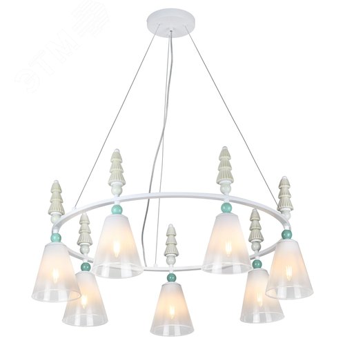 Люстра 7хЕ27 60Вт 4146-307 Cataleya дизайн - фото 2