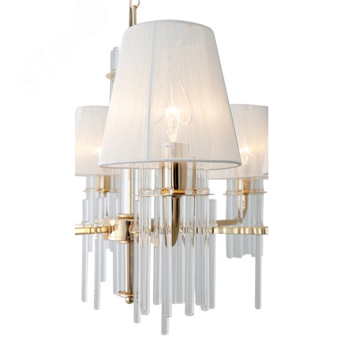 Люстра Lilith 1039-306 6 х Е14 40 Вт хрусталь - фото 2