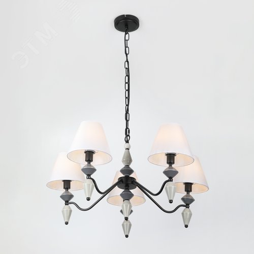 Люстра 5хЕ14 40Вт классика 2096-305 Alisia - фото 5