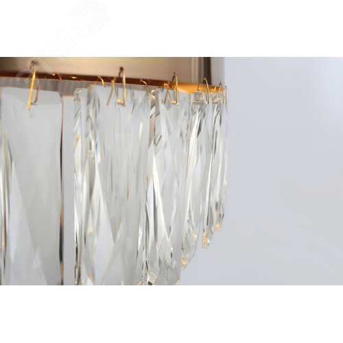 Люстра cветодиодная 28 Вт 3000 К хрусталь Rivoli Mary 6129-101 - фото 9