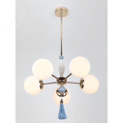 Люстра 5хЕ14 40Вт 4147-305 Cosmina дизайн - фото 5