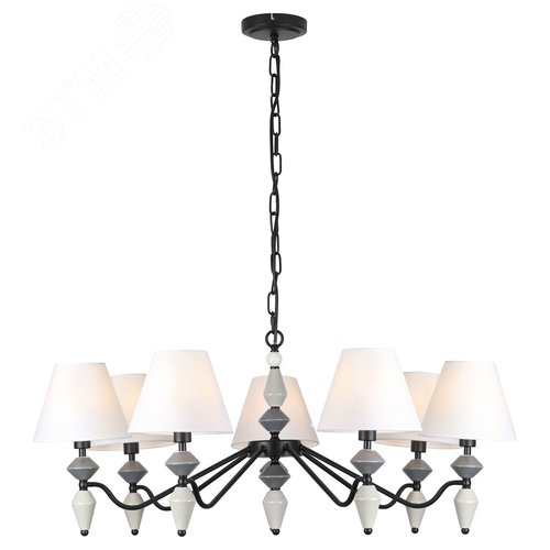 Люстра 7хЕ14 40Вт классика 2096-307 Alisia - фото 5