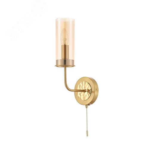 Бра светильник настенный с выключателем 60Вт 1хЕ14 Marinela 4140-401 дизайн - фото 1