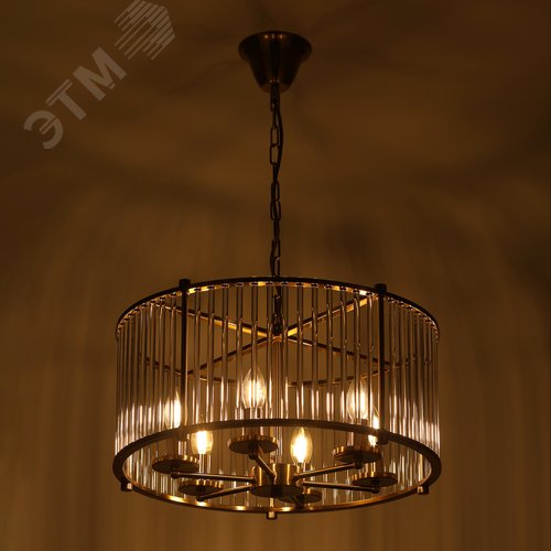 Люстра 6хЕ14 40Вт 4112-306 Erin дизайн - фото 9