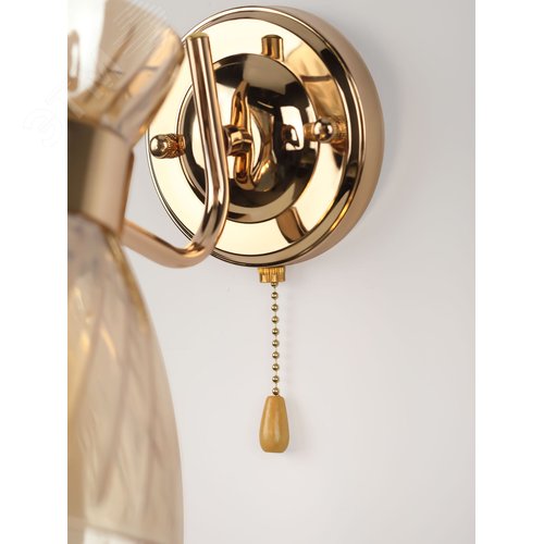 Светильник настенный (бра) с выключателем Victoria 9183-401 1 х Е27 60 Вт модерн - фото 14