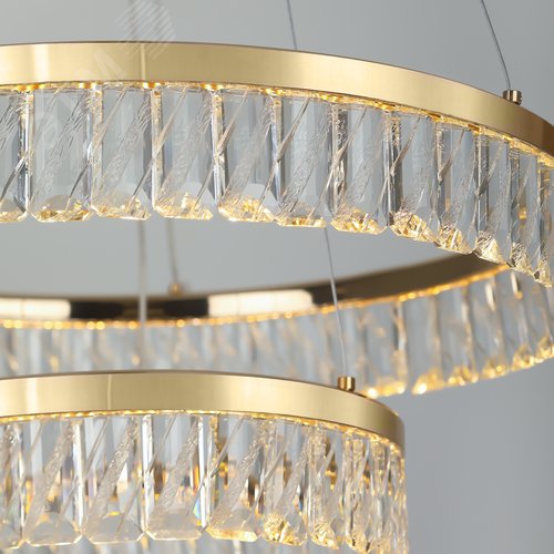 Люстра светодиодная LED 68Вт 3000K Erika 6131-105 дизайн - фото 9