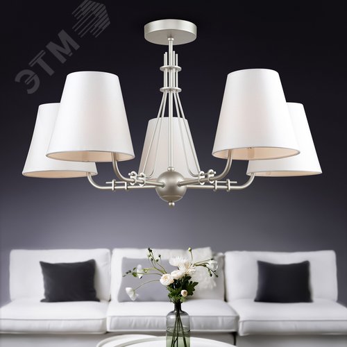 Люстра Cara 2072-305 5 х Е14 40 Вт классика - фото 4