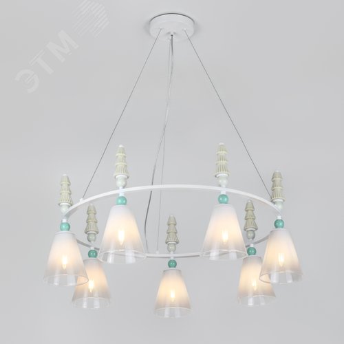 Люстра 7хЕ27 60Вт 4146-307 Cataleya дизайн - фото 3