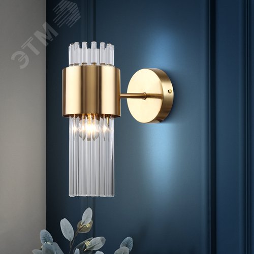 Бра светильник настенный 1хЕ14 40Вт 3149-401 модерн Donna - фото 4