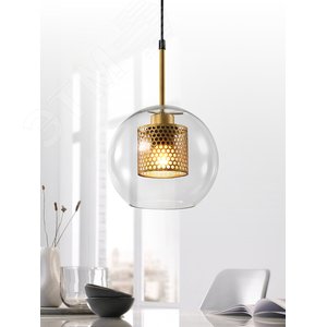 Светильник подвесной (подвес) Gertrude 4105-201 1 х Е27 40 Вт дизайн потолочный круглый - фото 3