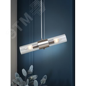 Светильник подвесной (подвес) Delia 3146-201 2 х Е14 40 Вт модерн потолочный - фото 3