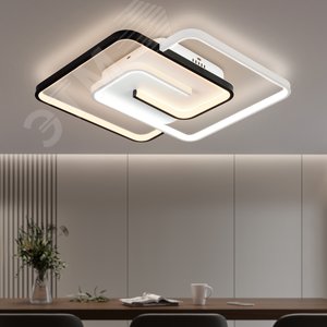 Светильник потолочный светодиодный Jenny 6102-103 LED 3950К - 4400К 91 Вт модерн с пультом - фото 6