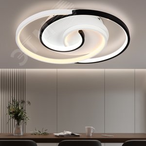 Светильник потолочный светодиодный Abby 6101-103 LED 3900К - 4400К 73 Вт модерн с пультом - фото 5