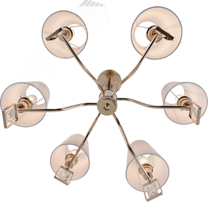 Люстра Cristal 2095-306 6 х Е14 40 Вт классика - фото 3