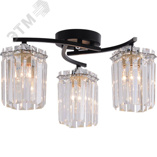 Люстра June 1062-303 3хЕ27 60 Вт хрусталь - фото 1