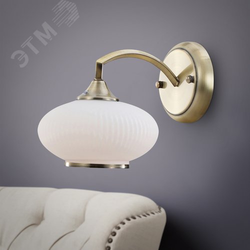 Бра светильник Avarice 2077-401 настенный 1 х Е27 60 Вт классика - фото 4