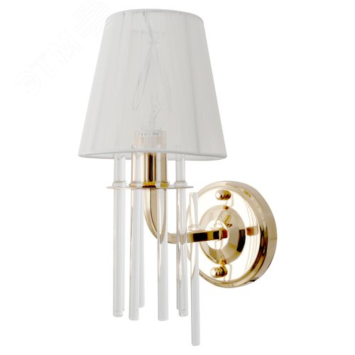 Бра светильник настенный 1хЕ14 40Вт хрусталь 1039-401 Lilith - фото 2