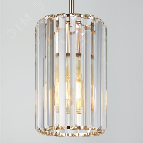 Светильник подвесной 1 х Е27 40Вт 1052-201 хрусталь Suzanne - фото 11