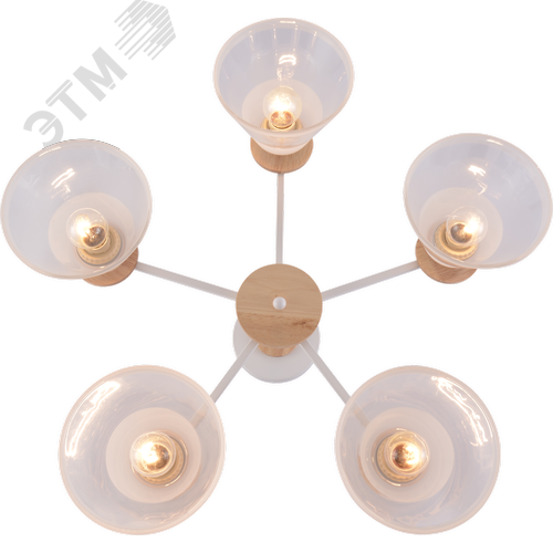 Люстра 5хЕ27 60Вт модерн 9177-305 Theothila - фото 3