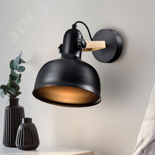 Бра светильник Nathalie 4121-401 настенный 1 х Е27 40 Вт лофт - кантри - фото 4