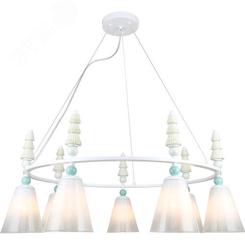 Люстра 7хЕ27 60Вт 4146-307 Cataleya дизайн - фото 1