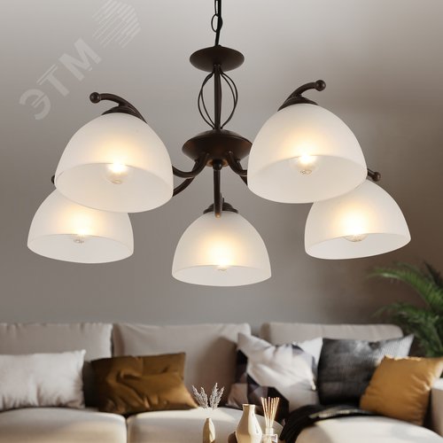 Люстра Jackeline 9141-305 5 х Е27 40 Вт классика - фото 5