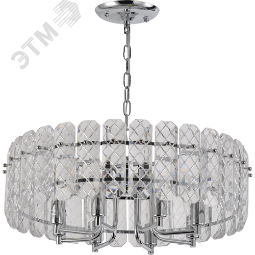 Люстра Whitney 1050-308 8 х Е14 40 Вт хрусталь - фото 2