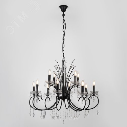 Люстра 12хЕ14 40Вт классика 2097-312 Anamaria - фото 7