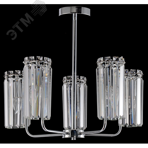 Люстра Ifa 1063-305 5хЕ14 40 Вт хрусталь - фото 4