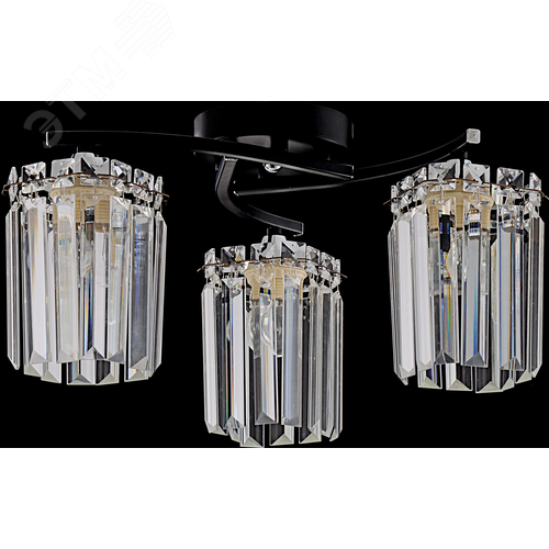 Люстра June 1062-303 3хЕ27 60 Вт хрусталь - фото 4