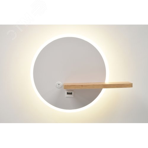 Светильник настенный светодиодный LED 22Вт 4000К с выключателем 6154-401 Anastasia - фото 1