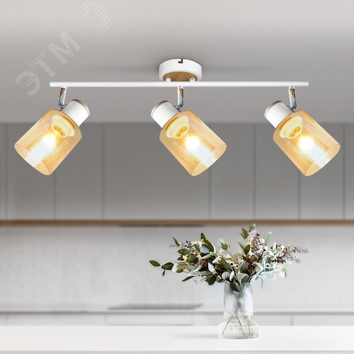 Светильник настенно-потолочный спот поворотный 3хЕ27 40Вт 7057-703 Jamilly - фото 2