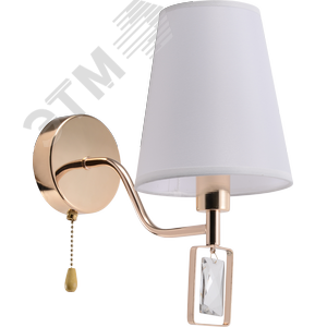 Бра светильник Cristal 2095-401 настенный 1 х Е14 40 Вт классика с выключателем - фото 2