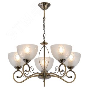 Люстра Loren 9006-205 5 х E27 40 Вт классика - фото 1