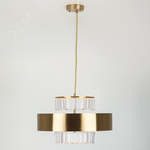 Люстра 6хЕ14 40Вт хрусталь 1051-306 Vickie - фото 3