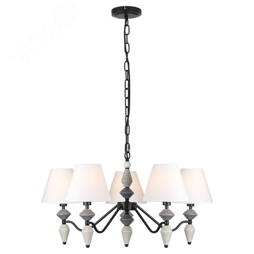 Люстра 5хЕ14 40Вт классика 2096-305 Alisia - фото 6