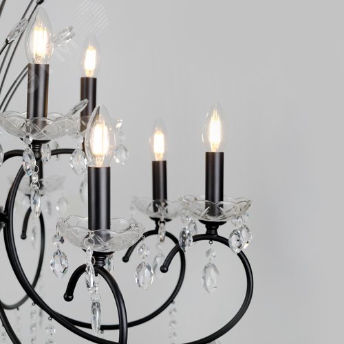 Люстра 12хЕ14 40Вт классика 2097-312 Anamaria - фото 9