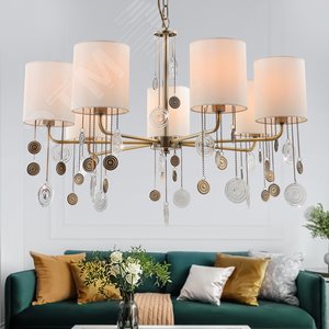 Люстра Ellie 2085-307 7 х Е14 40 Вт классика - фото 2