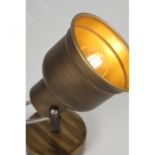 Светильник настенно-потолочный спот поворотный 1хЕ27 41Ср 7035-701 Inessa - фото 2