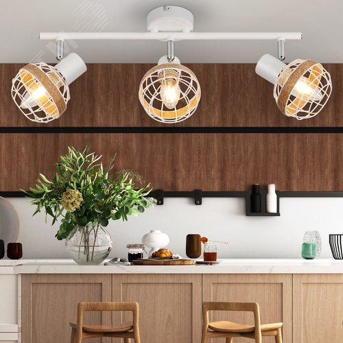 Светильник настенно-потолочный спот поворотный 3xE14 40Вт 7034-703 Anselma - фото 11