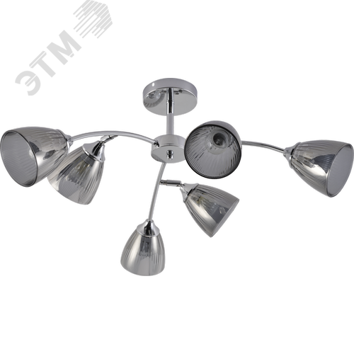 Люстра 6хЕ27 60Вт модерн 9179-306 Francheska - фото 2