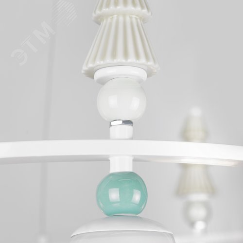 Люстра 5хЕ27 60Вт 4146-305 Cataleya дизайн - фото 9