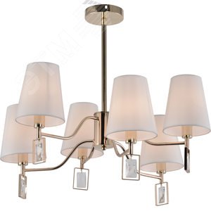 Люстра Cristal 2095-306 6 х Е14 40 Вт классика - фото 1