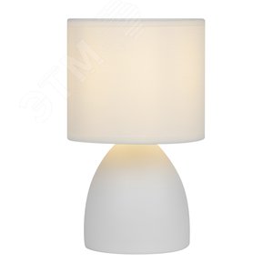 Лампа настольная Nadine 7042-502 1 х Е14 40 Вт керамика белая с абажуром - фото 7