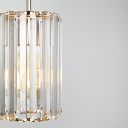 Светильник подвесной 1 х Е27 40Вт 1052-201 хрусталь Suzanne - фото 13