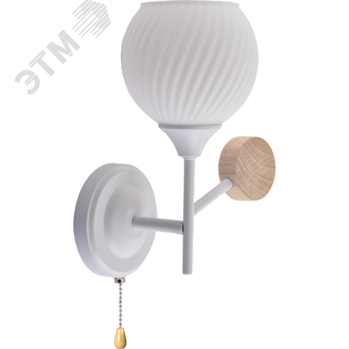 Бра светильник настенный с выключателем 1хЕ27 60Вт модерн 9180-401 Chiara - фото 2