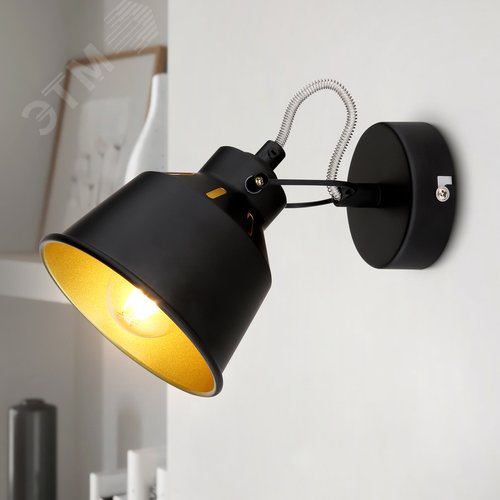 Светильник настенно-потолочный спот поворотный 1хЕ14 40Вт 7064-701 Evelyn - фото 2