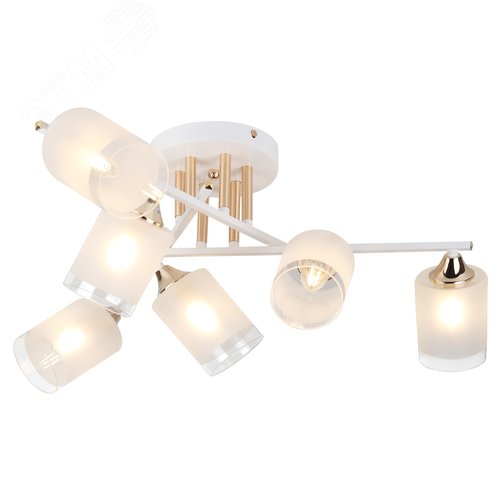 Люстра 6хЕ27 60Вт 9144-205 модерн Georgiana - фото 3