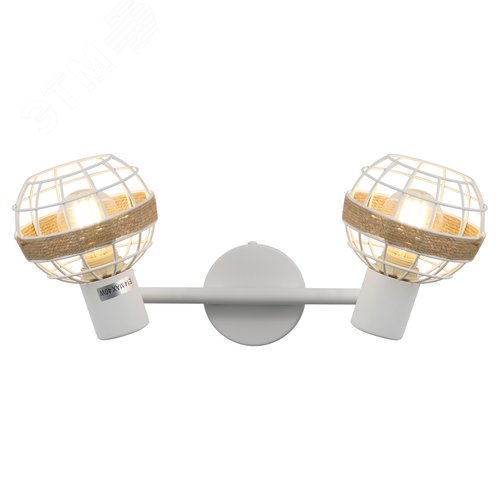 Светильник настенно-потолочный спот поворотный 2xE14 40Вт 7034-702 Anselma - фото 5