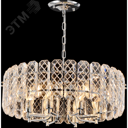 Люстра Whitney 1050-308 8 х Е14 40 Вт хрусталь - фото 4